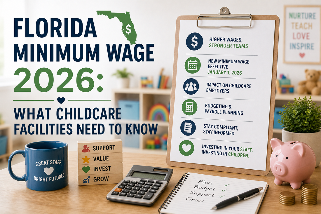 Florida minimum wage 2026 posting requirement for childcare facility employers