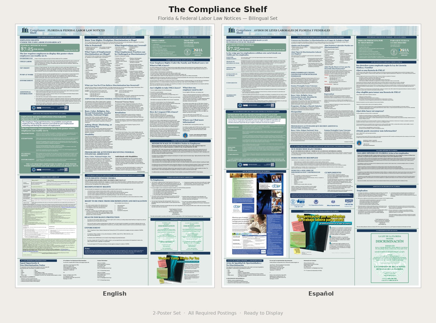 All-in-One Florida & Federal Labor Law Notices Poster